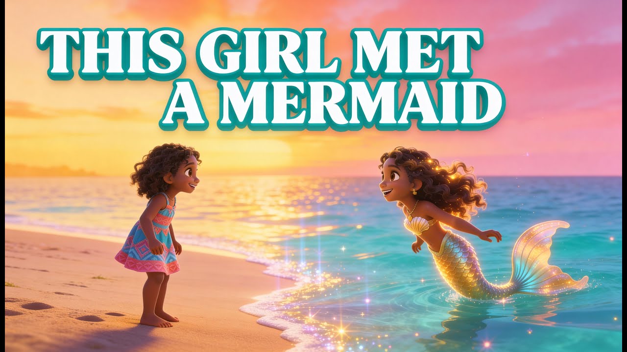 Amara and The Mermaid | She Had a Magical Day at the Beach 🧜🏻‍♀️