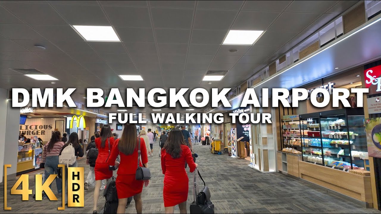 Inside the World's Largest Low-cost Airport - DON MUEANG AIRPORT! Full Tour | DMK, Bangkok, Thailand