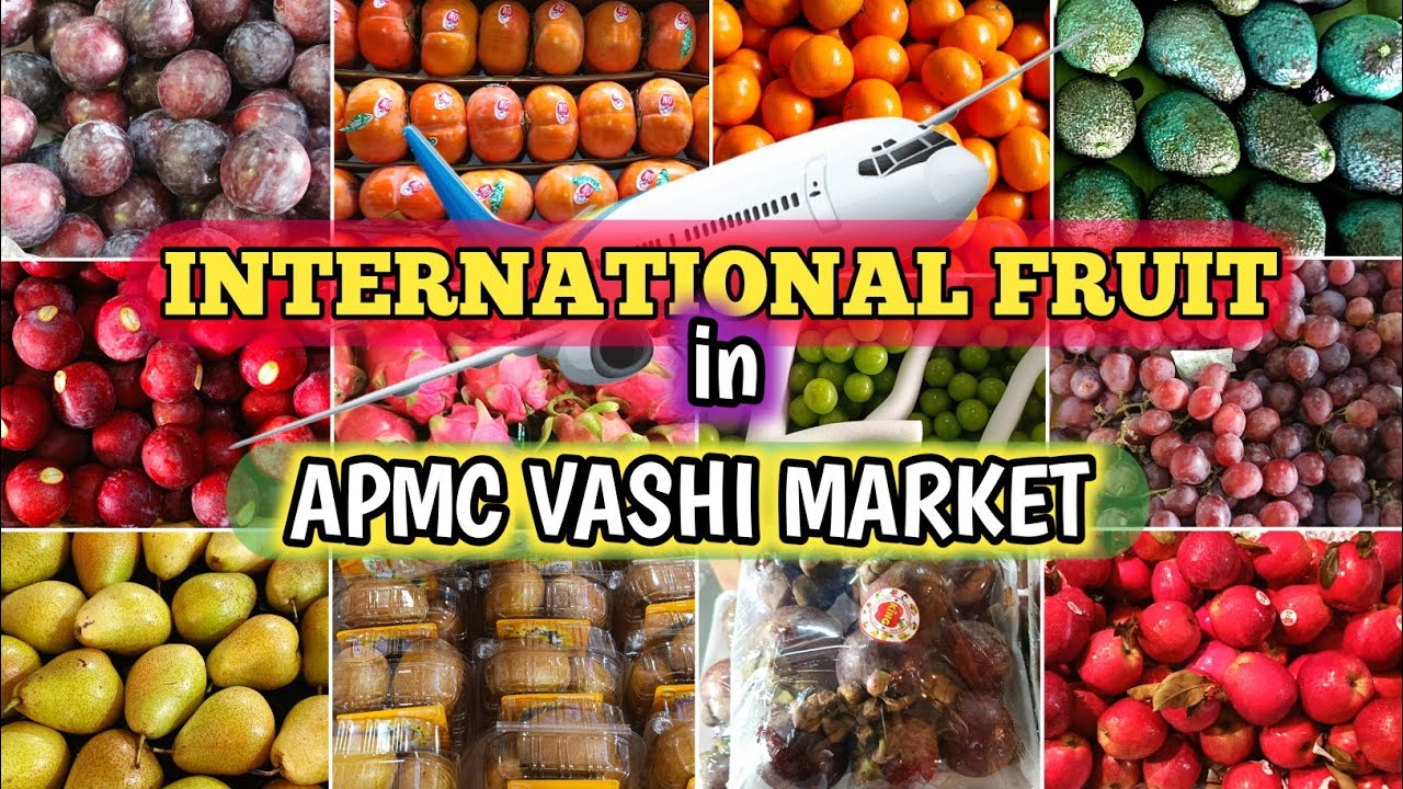 INTERNATIONAL FRUIT IN APMC VASHI MARKET | Wholesale Fruit Market In Mumbai l  Fruit Market Vashi