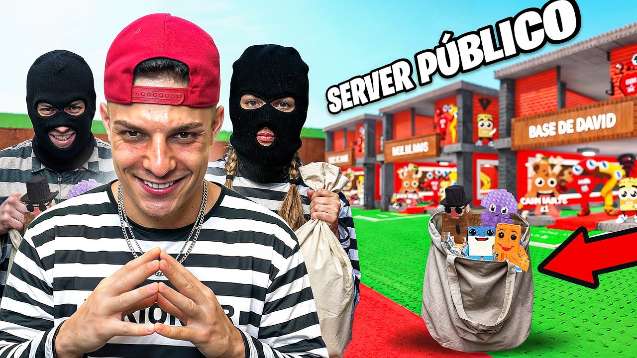 ENTRÉ CON LADRONES PARA ROBAR EN SERVIDORES PÚBLICOS DE STEAL A BRAINROT!