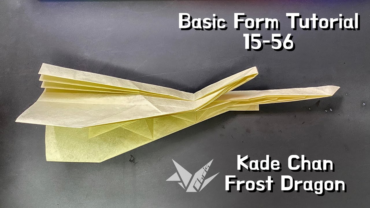 221 만들기ㅣFrost Dragon - Kade Chanㅣ기본형 튜토리얼ㅣ15~56ㅣChrisOrigami