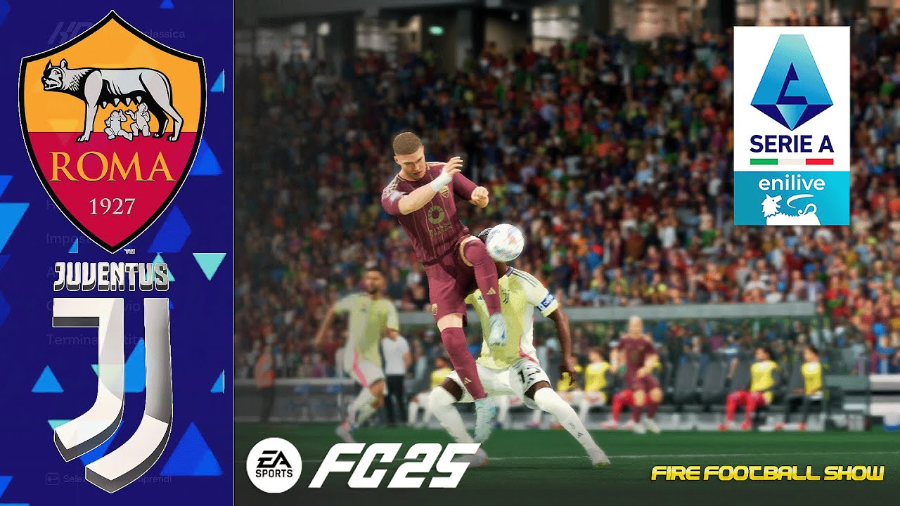 Roma vs Juventus | Serie A 24/25 (31° Giornata) | EA Sports FC 25