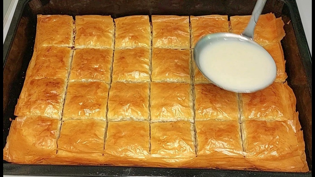 MLIJEČNA TURSKA BAKLAVA KOJU MORATE PROBATI💥Milk Turkish baklava that you must try❗️