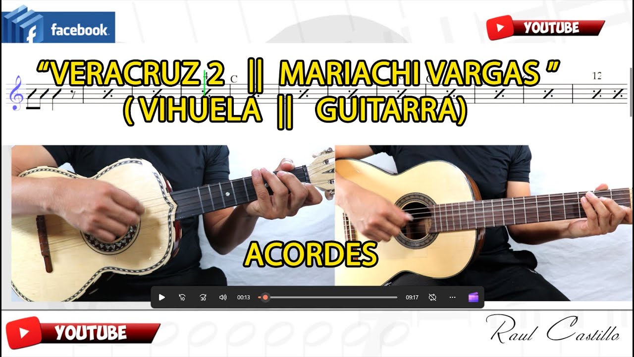 VERACRUZ 2 || VIHUELA || GUITARRA  || ACORDES