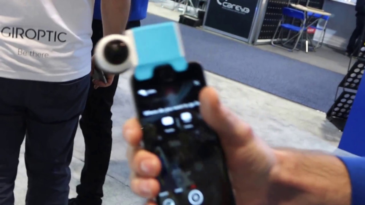 CES 2017: demo of Giroptic iO 360 camera for iPhone