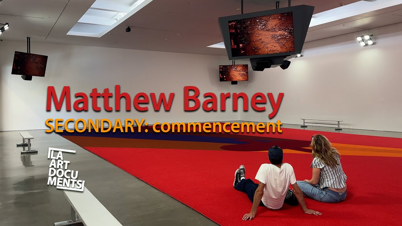 Matthew Barney's SECONDARY: commencement at Regen Projects, LA