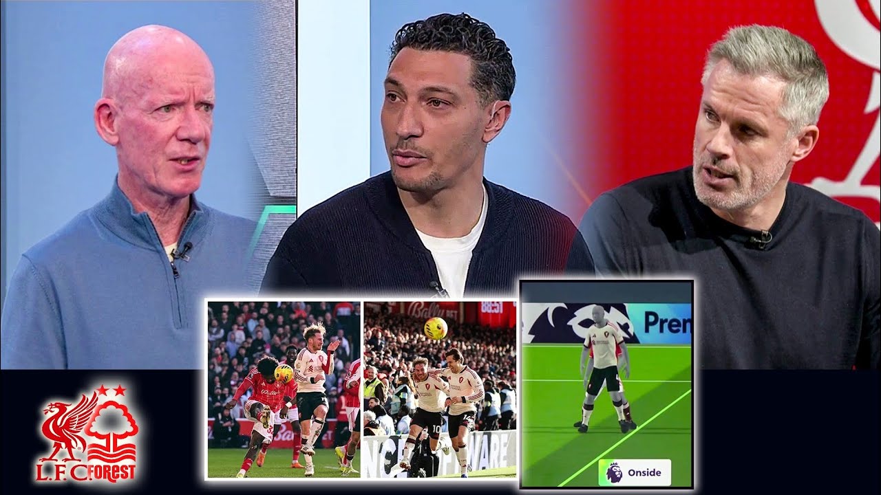 Dermot Gallagher & Carragher Review Mac Allister Disallowed Goal vs Forest 😮 | Is it a Goal or Not?