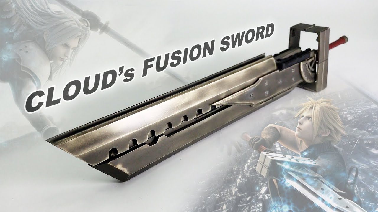 Transformation of Clouds Fusion Sword from Popsicle Stick into a Metal One