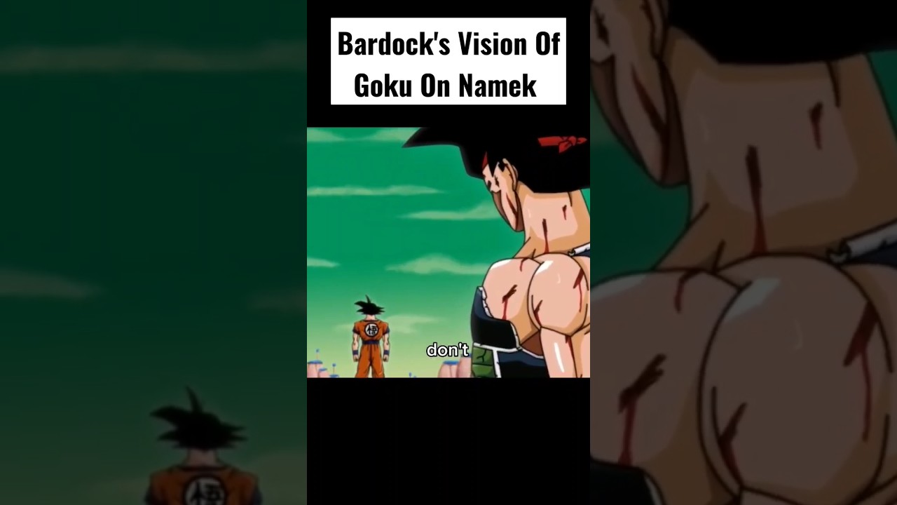 Bardock's Vision Of Goku On Namek #dragonball