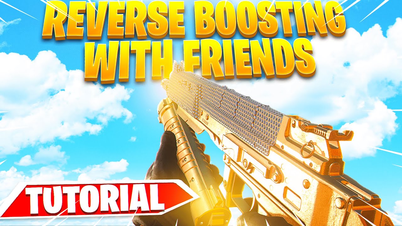 how to REVERSE BOOST with FRIENDS in BLACK OPS COLD WAR! (EASY GUIDE)