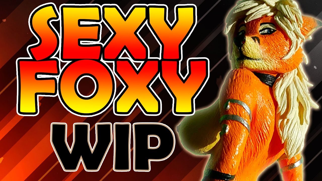 Sexy Female Fox Figure | Speed Sculpting Polymer Clay | Part 1 | by SilentKimiya