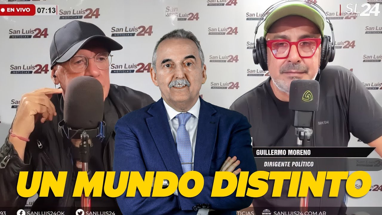 Guillermo Moreno con Eduardo Olivares en  
