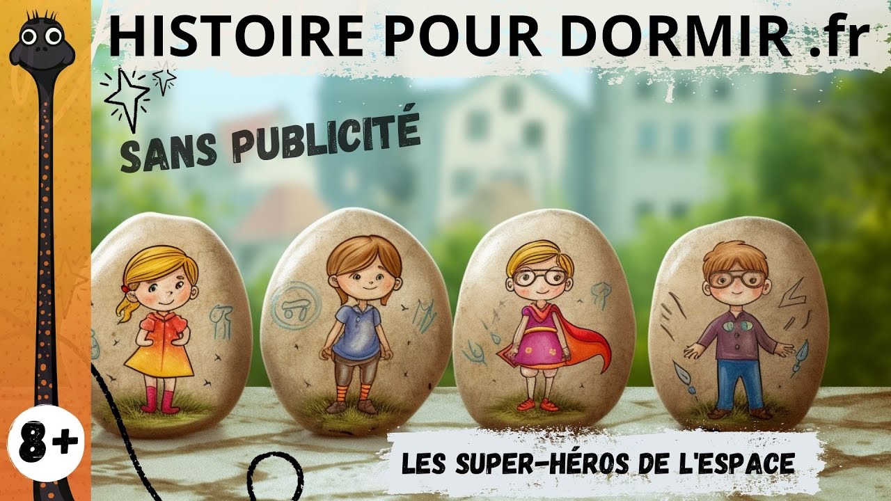 Histoire pour dormir racontée en video, sans publicité enfant 8 ans  - Les super héros de l'espace
