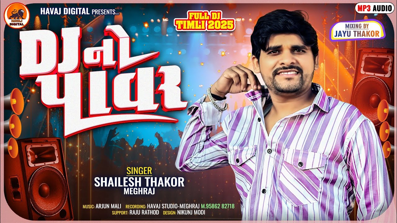 Dj No Power |DJ નો પાવર |Shailesh Thakor New Timli Song 2025|| ||@HavajDigital