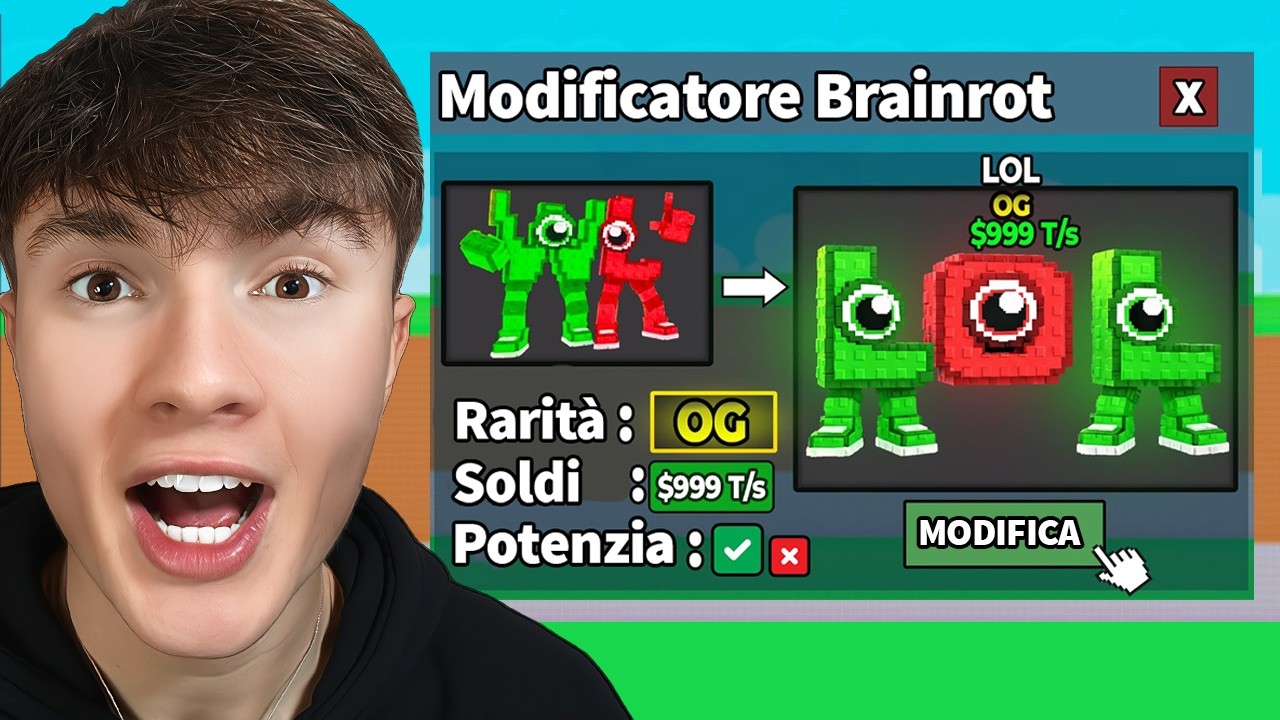 STEAL A BRAINROT, MA POSSO MODIFICARE TUTTO!