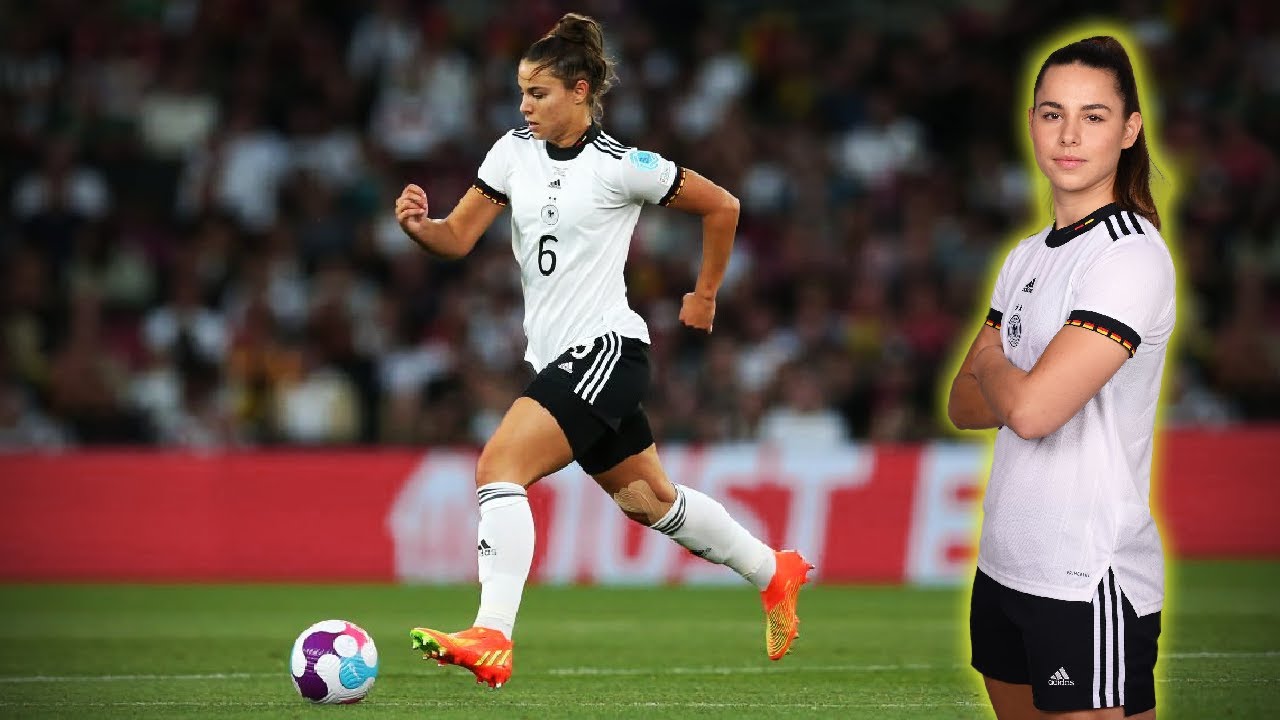 Lena Oberdorf just dances with defenders!
