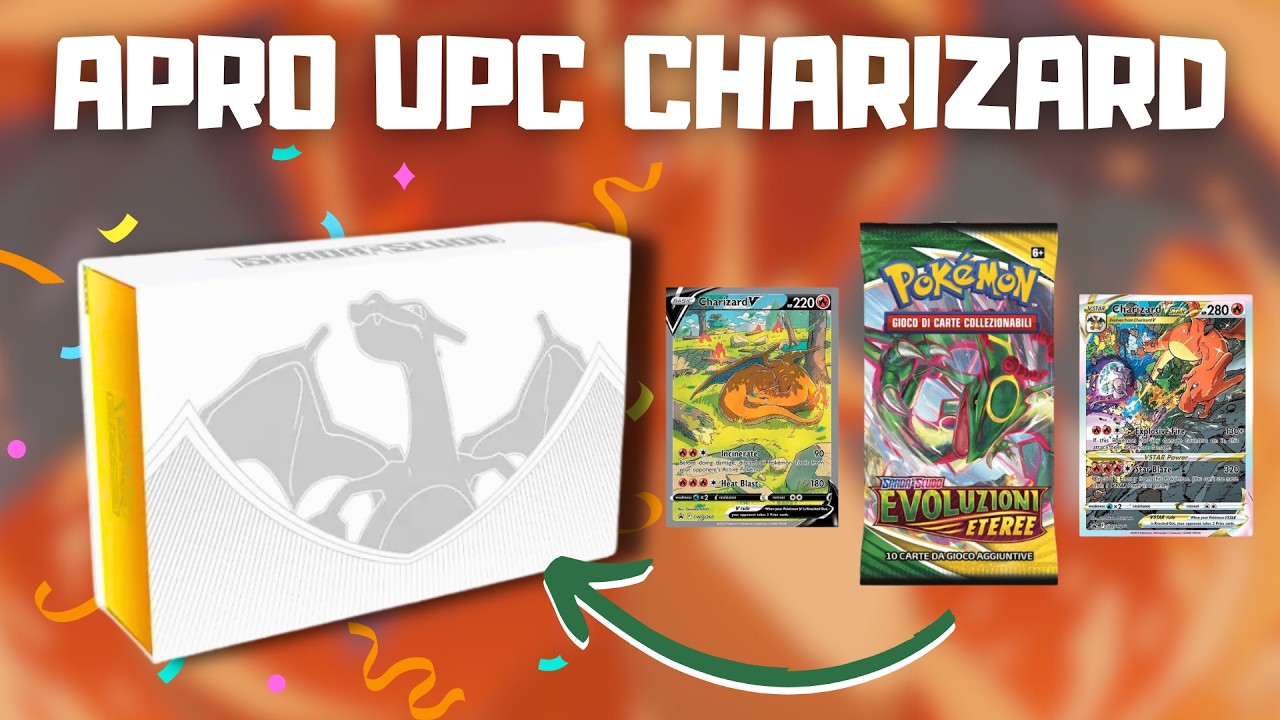 APRO UPC DI CHARIZARD PER IL MIO COMPLEANNO 🔥 Ultra Premium Collection di Charizard presa in Edicola