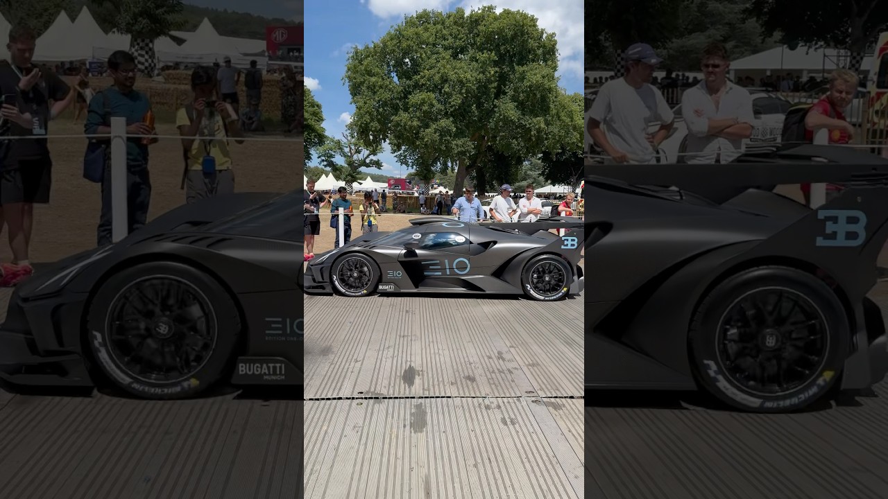 The insane Bugatti Bolide sounds like a beast!