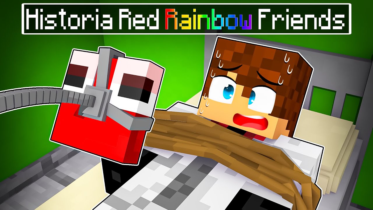 PRAWDZIWA HISTORIA RED RAINBOW FRIENDS w Minecraft!