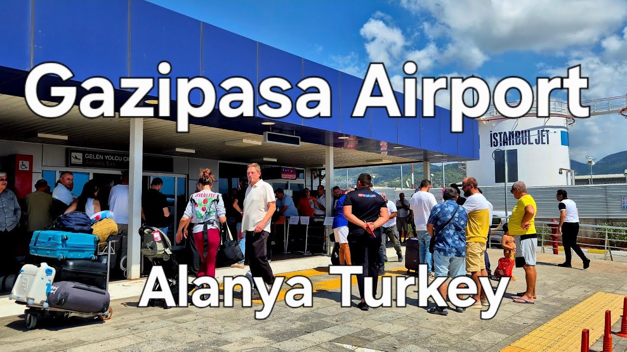 🇹🇷 Gazipasa Airport Alanya Arrivals @TravelwithHugoF #gazipaşa #airport #alanya 