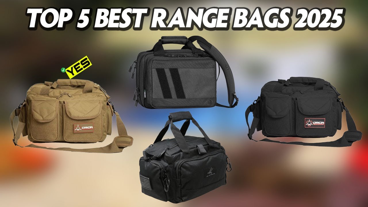 Top 5 Best Range Bags 2025 🏆 DON'T Buy a Range Bag Until You See This!