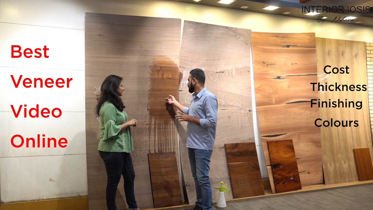 Veneer colors & Polish | Veneer in Interior Design| Costing | Veneer work | Wood veneer door skins