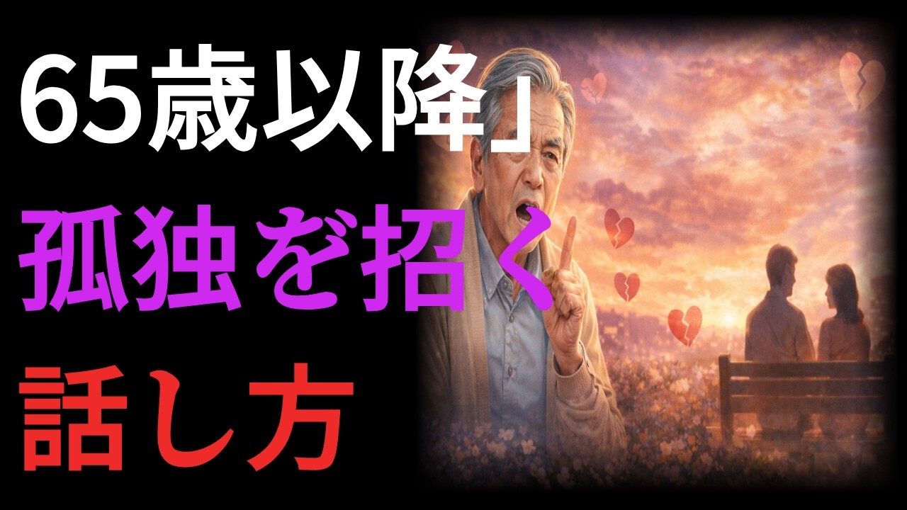 65歳以降」孤独を招く話し方