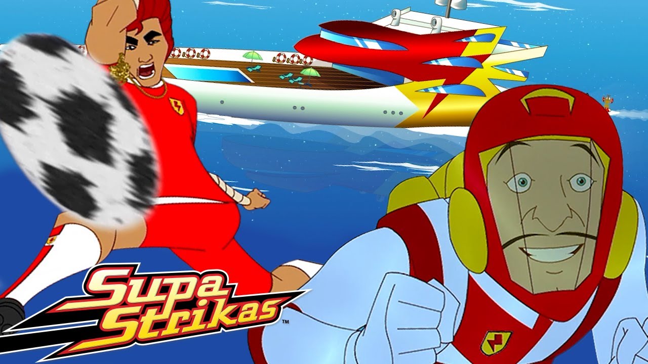 ⚡️⚽️Strikas In The Super Sea Stadium! 🌊⚽️⚡️| Supa Strikas | Moonbug Kids- Sports and Games For Kids