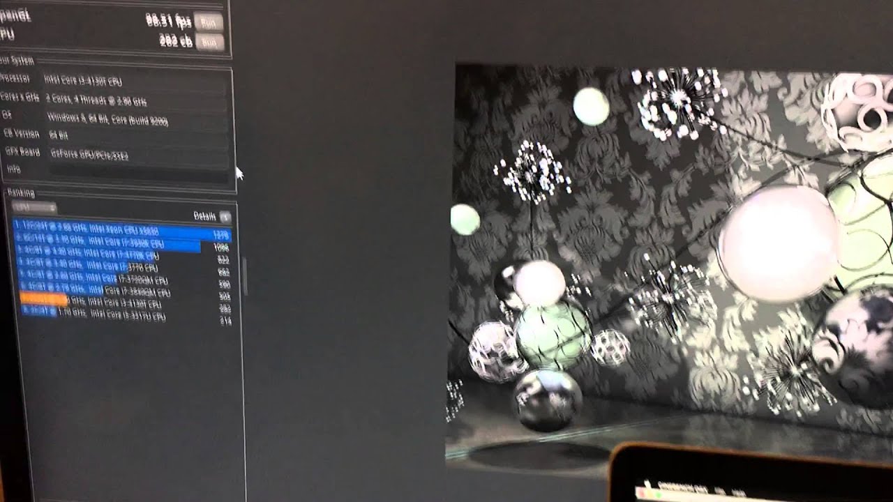Alienware Alpha vs Macbook Pro 13 (2015) Cinebench Test Comparison