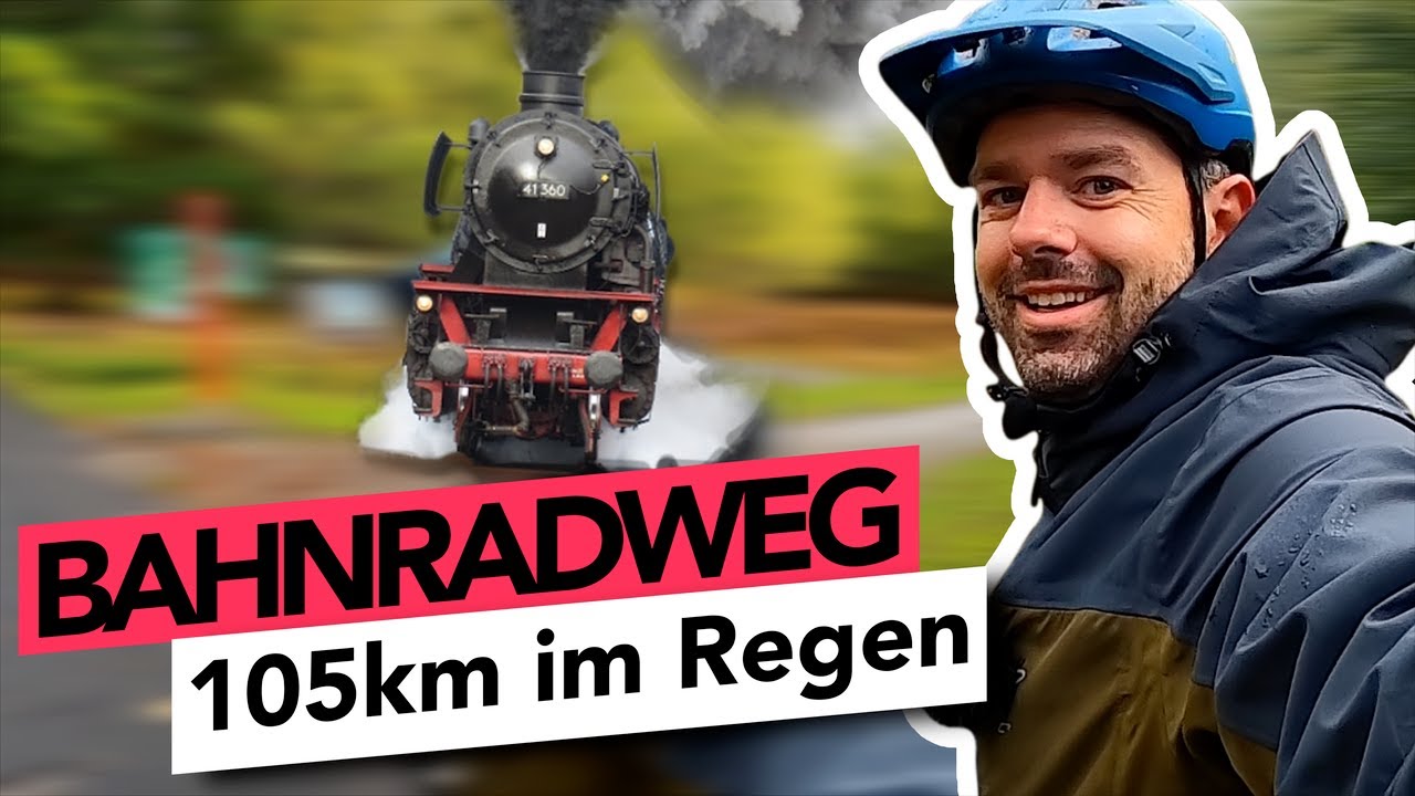 Strömender Regen auf dem BahnRadweg Viersen 🚂 | Mit dem E-Bike 105km durch den Niederrhein