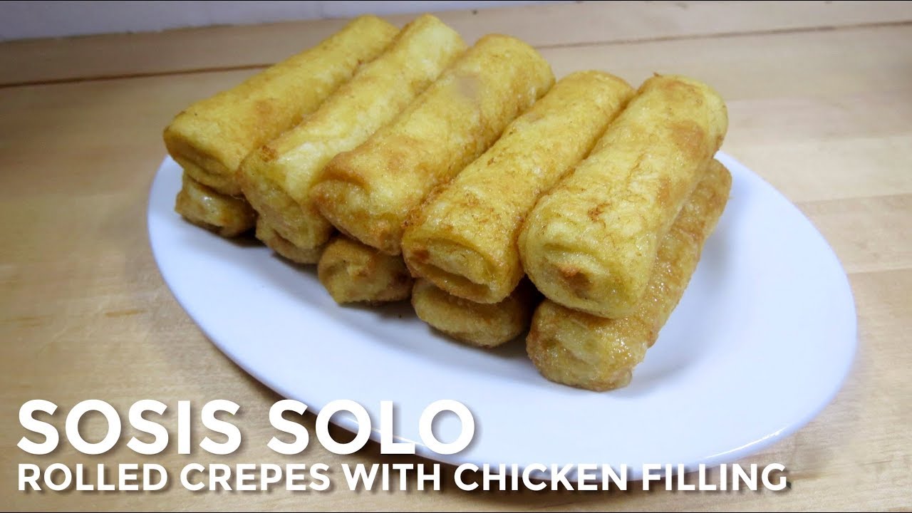 SOSIS SOLO// ROLLED CREPES WITH CHICKEN COCONUT FILLING