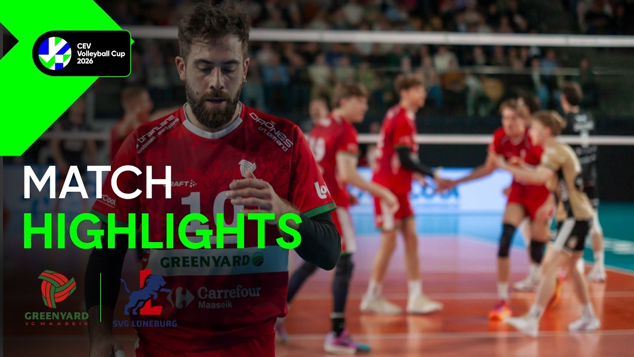 Highlights | Greenyard MAASEIK vs. SVG L&Uuml;NEBURG | CEV Volleyball Cup 2026