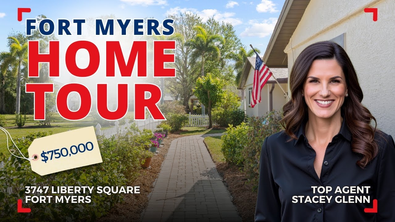 Fort Myers Home Tour | Florida Real Estate Tour in Heritage Farms