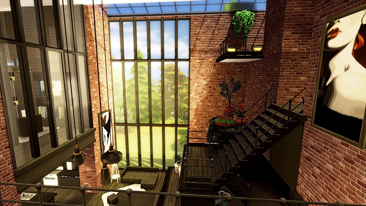 Converted Warehouse | Sims 4 | Stop Motion Build | No CC