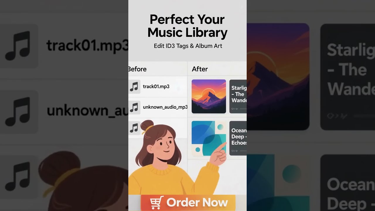 “MP3 Metadata & Album Art Editing – Fiverr Service” music - song