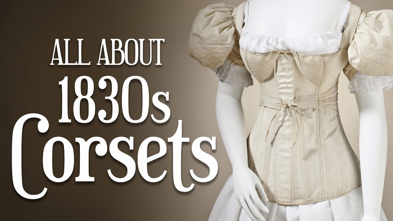 Всё о корсетах 1830-х годов — при участии Redthreaded Corsets & Stays