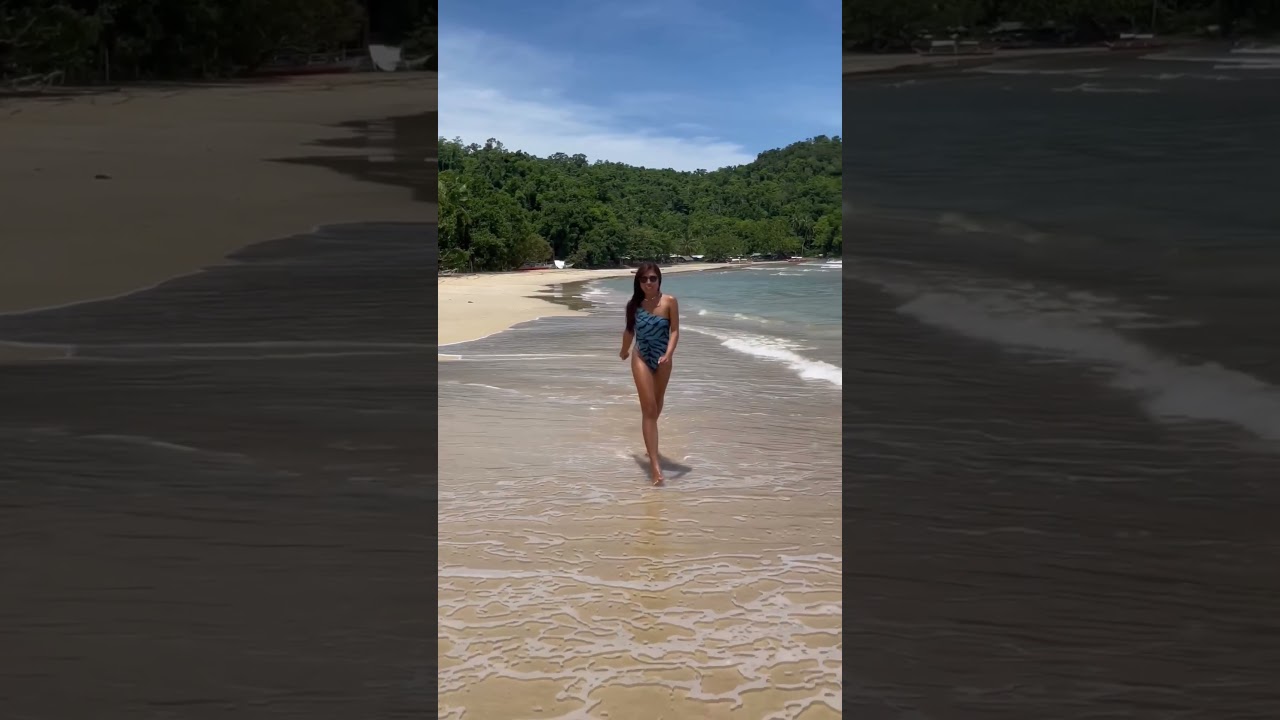 Nagtabon beach, Puerto Princesa, Palawan in The Philippines🏖️