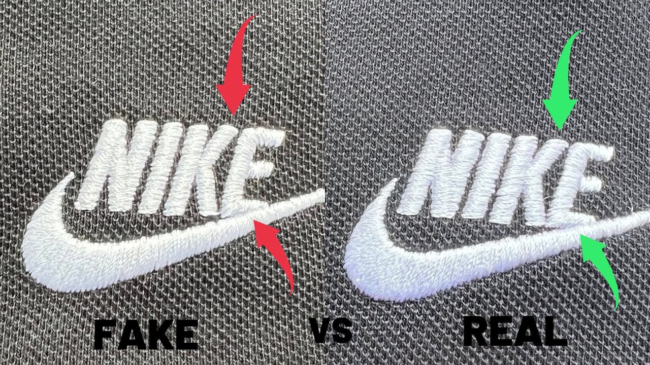 Fake vs Real Nike T shirt / How to spot fake Nike T shirt