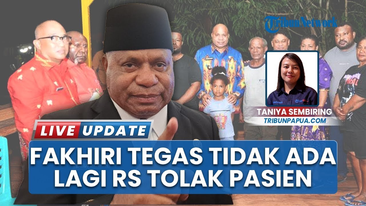 Gubernur Papua Tegaskan Tidak Ada Lagi Rumah Sakit Menolak Pasien dengan Berbagai Alasan