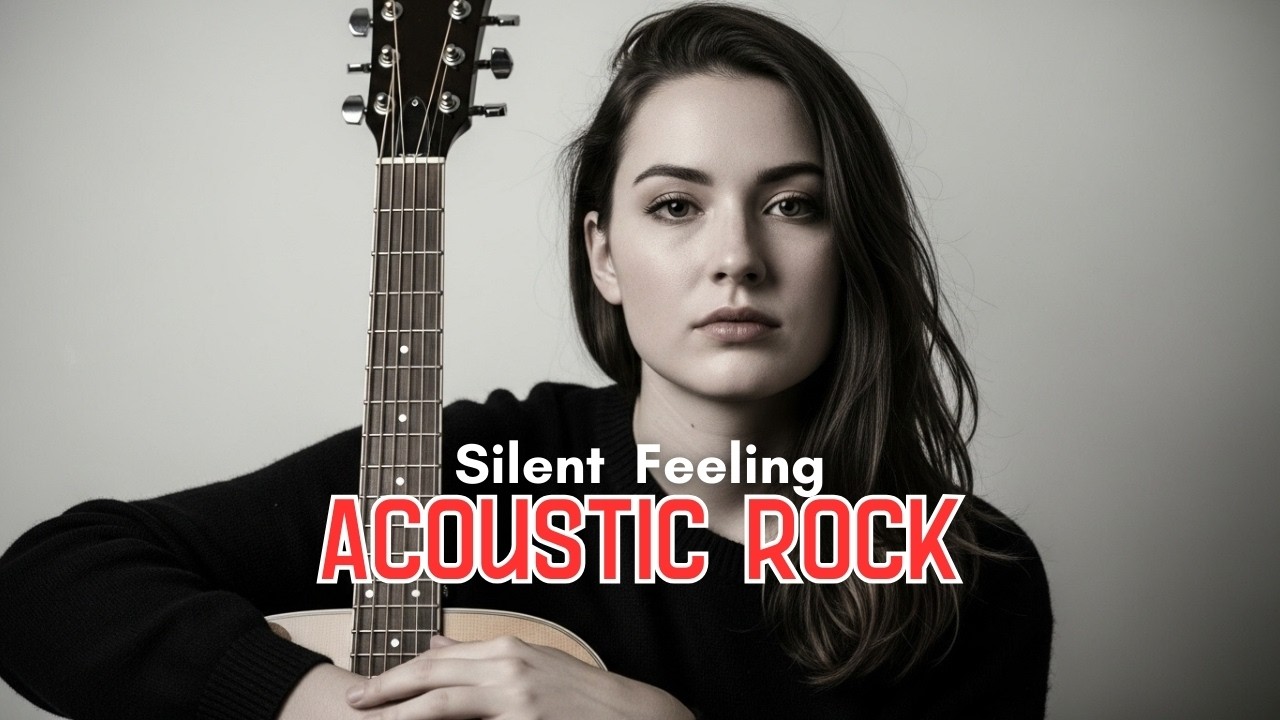 Minimal Slow Rock Acoustic for Silent Emotions | Calm Female Voice
