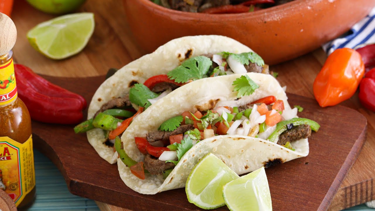 TACOS de CARNE Mexicanos | Receta Fácil y Rápida - CUKit!