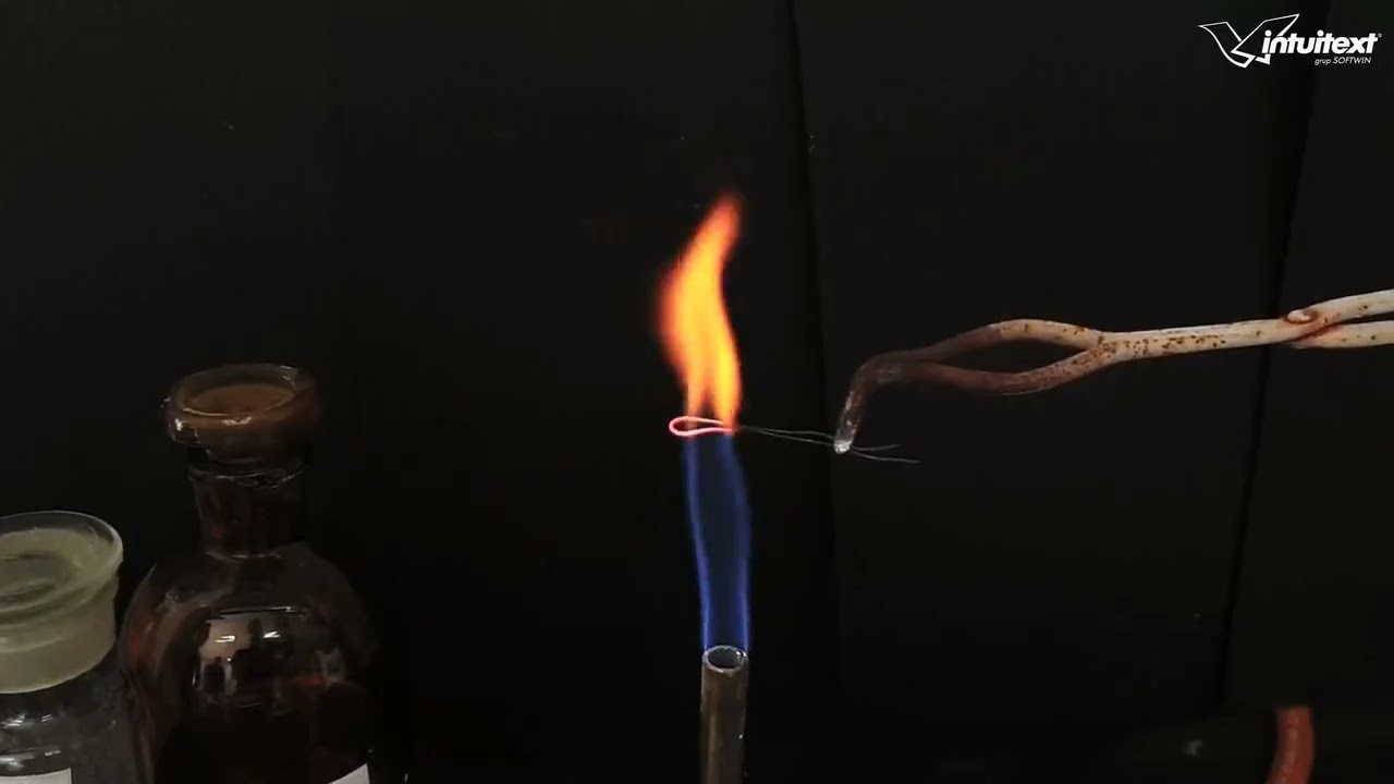 Reacția metalelor cu clorul - Experiment chimie. Manual Intuitext, clasa a VIII-a, 2025