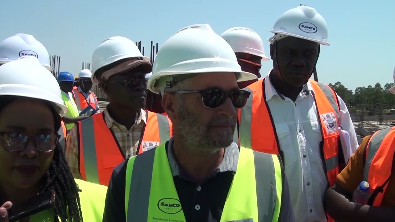 WATCH-60 Engineers  visited Akii Bua Olympic Stadium under construction in Lira City. By Julius Ocen