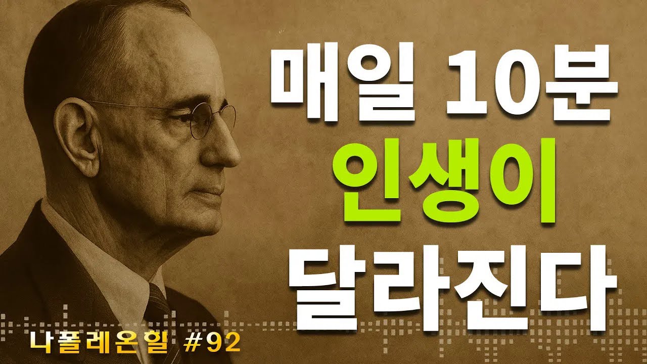 매일 10분, 성공자가 되는 비밀 | 나폴레온 힐 동기부여