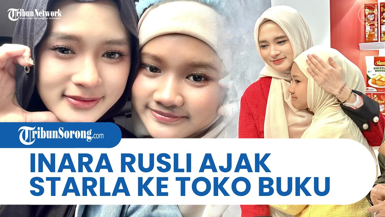 BENTUK KEBIASAAN BAIK, Inara Rusli Ajak Starla Jalan Bareng ke Toko Buku