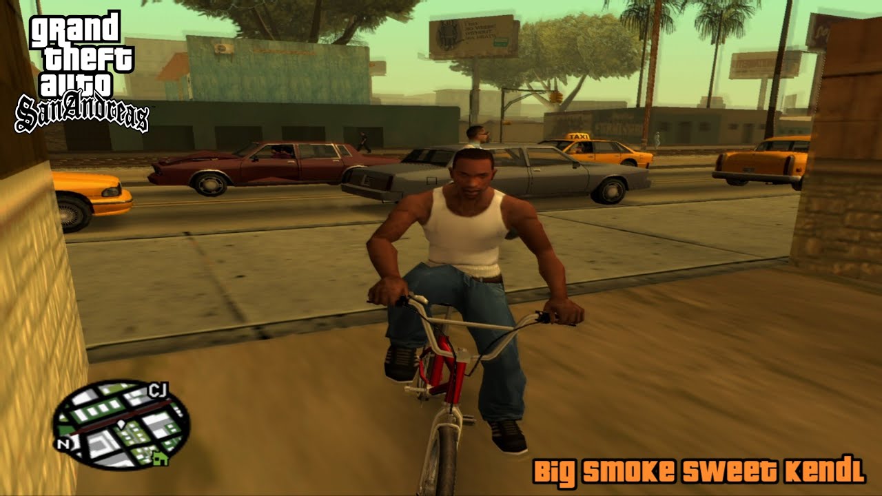 Grand Theft Auto: San Andreas v1.03 PS2 Walkthrough Part 1: Big Smoke Sweet Kendl