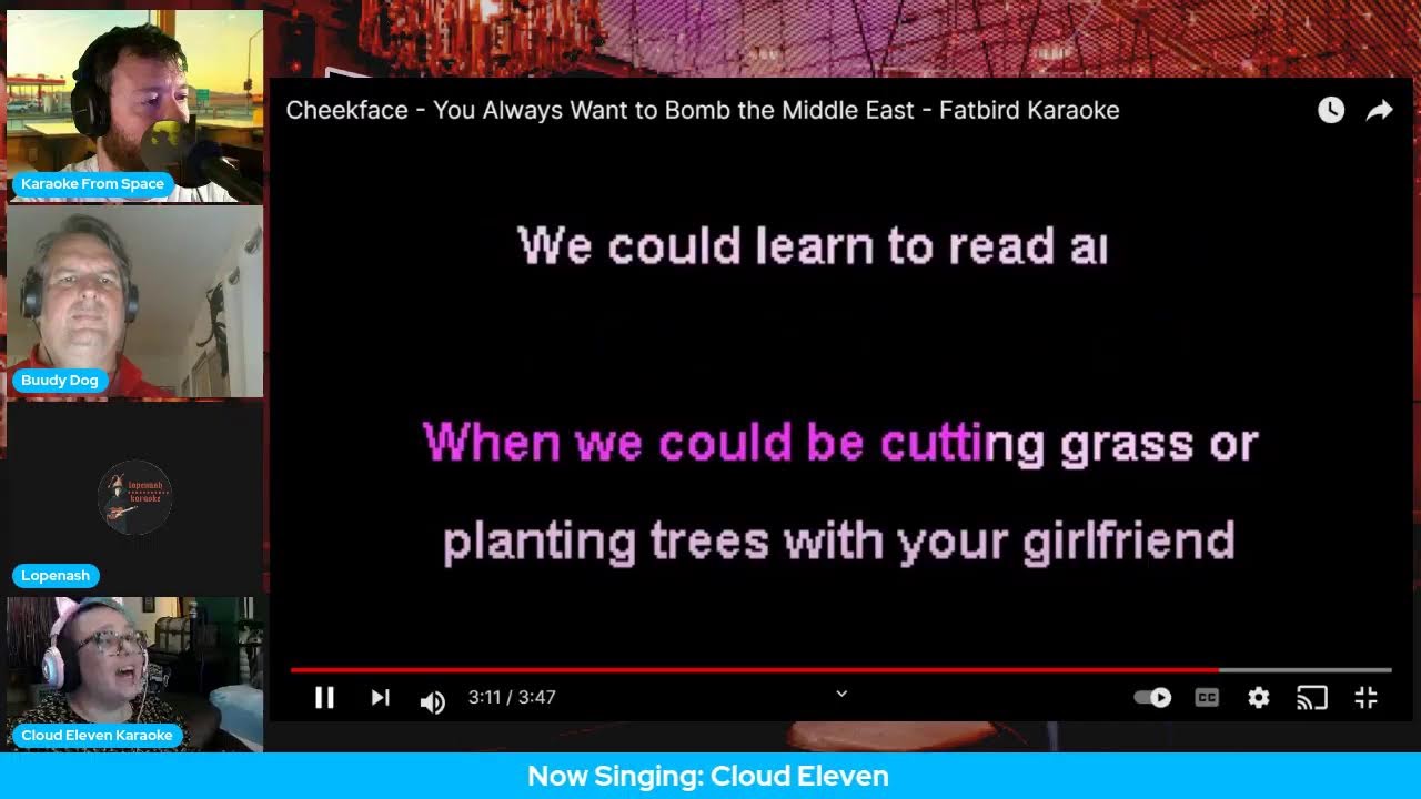 Online Karaoke on a Friday with diveBar Karaoke