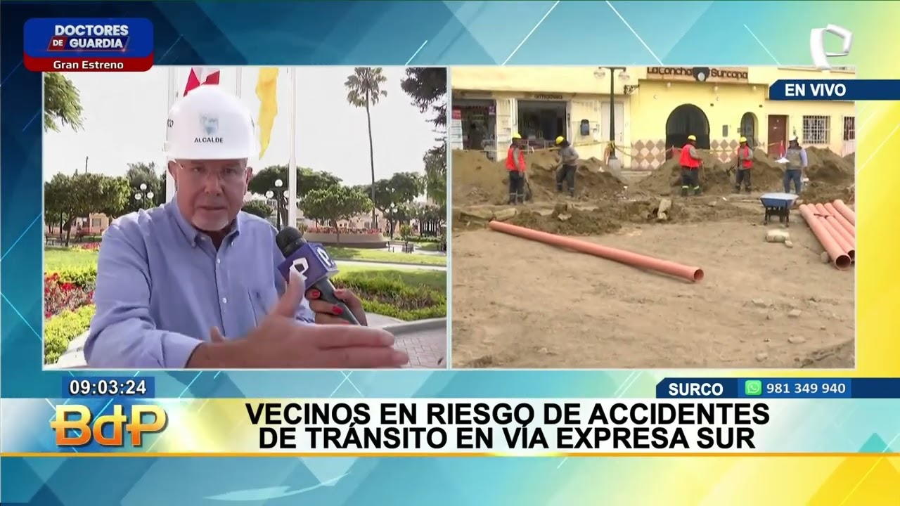 Carlos Bruce sobre obras en Surco: 