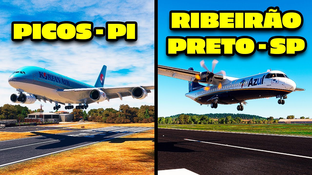 Pousando em cidades do interior do Brasil