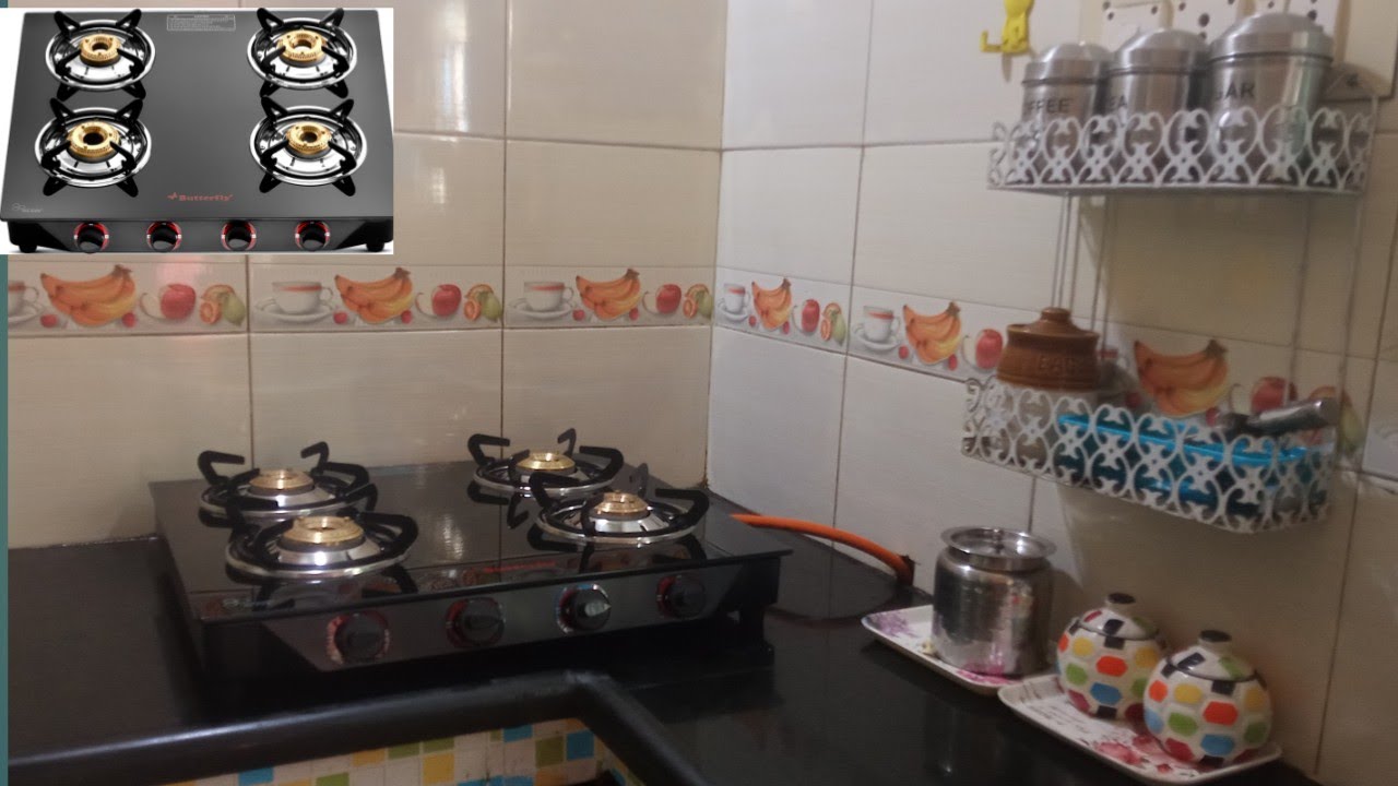 Gas Stove unboxing and installation |Butterfly rapid 4 Burner gas stove |New gas stove unboxing